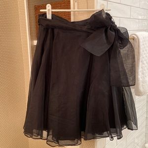 100% Silk Layered Dress Skirt